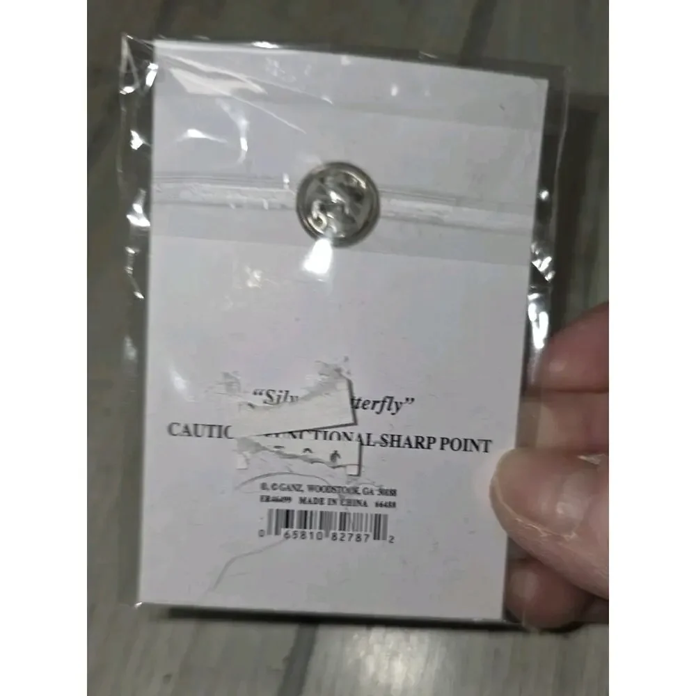 Ganz Live By Faith Butterfly You Are Beautiful Psalm 139:14 Lapel Hat Pin New